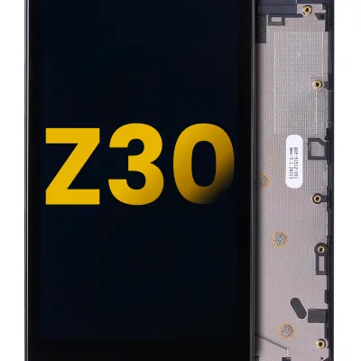 Дисплейний модуль для BlackBerry Z30 з рамкою (чорний)
