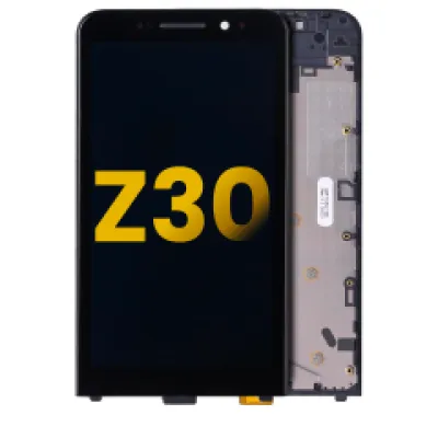 Дисплейний модуль для BlackBerry Z30 з рамкою (чорний)