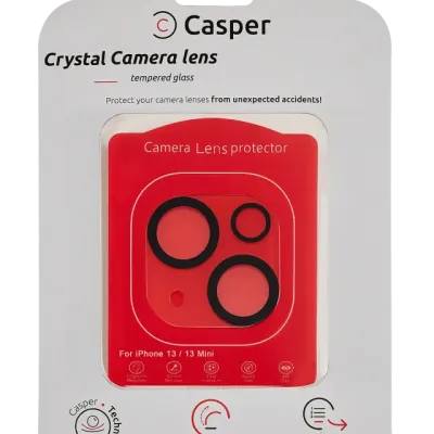 Захист скла камери Casper для iPhone 13 / 13 Mini (повне покриття Crystal)