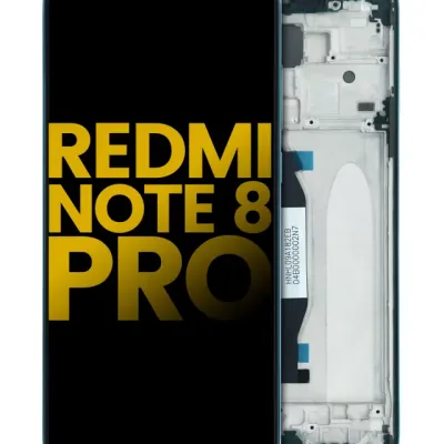 Дисплейний модуль LCD з рамкою для Xiaomi Redmi Note 8 Pro (Refurbished) (зелений)