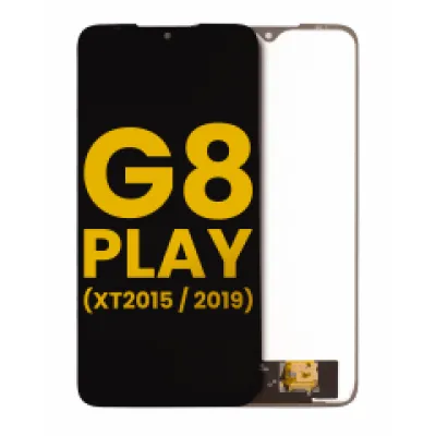 Дисплейний модуль (LCD) без рамки для Motorola Moto G8 Play (XT2015 / 2019) (Refurbished) (чорний)