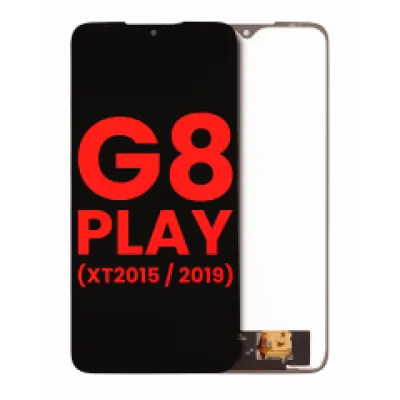 Дисплейний модуль (LCD) без рамки для Motorola Moto G8 Play (XT2015 / 2019) (Aftermarket Plus: Incell) (чорний)