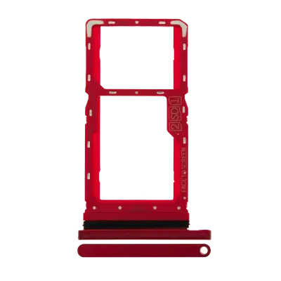 Лоток подвійної SIM-карти для Motorola Moto G8 Play (XT2015 / 2019) (Magenta red)