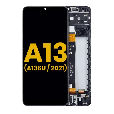 Дисплейний модуль (LCD) з рамкою для Samsung Galaxy A13 5G (A136U / 2021) (Refurbished) (всі кольори)