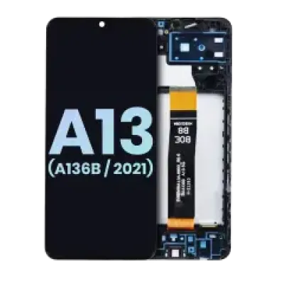 Дисплейний модуль (LCD) з рамкою для Samsung Galaxy A13 5G (A136B / 2021) (International Version) (Service Pack) (всі кольори)