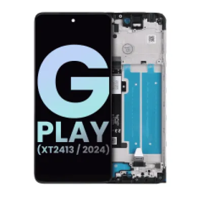 Дисплейний модуль з рамкою для Motorola Moto G Play (XT2413 / 2024) (Genuine OEM) (всі кольори)