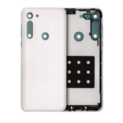 Задня кришка для Motorola Moto G8 (XT2045-1 / 2020) (White Prism)