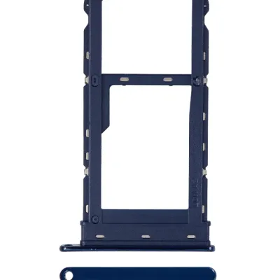 Лоток одиночної SIM для Motorola Moto G8 (XT2045-1 / 2020) (Capri Blue)