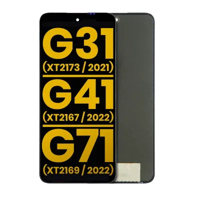 OLED Assembly Without Frame Compatible For Motorola Moto G31 (XT2173 / 2021) / G41 (XT2167 / 2022) / G71 5G (XT2169 / 2022) (Refurbished) (All Colors)