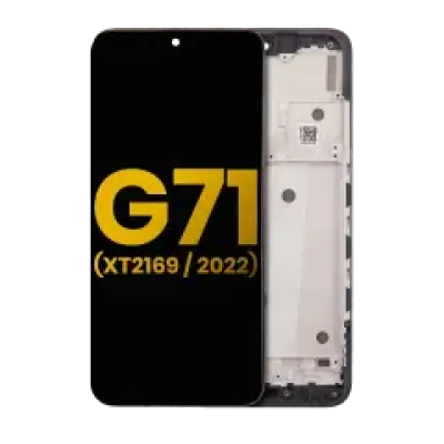 Дисплейний модуль (OLED) з рамкою для Motorola Moto G71 5G (XT2169 / 2022) (Refurbished) (All Colors)