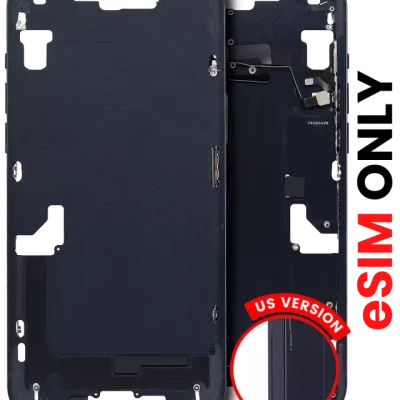 Середня рамка з дрібними деталями для iPhone 14 Plus (US Version) (Aftermarket Plus) (Midnight)
