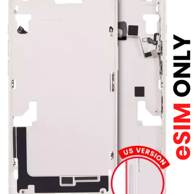 Середня рамка з дрібними деталями для iPhone 14 Plus (US Version) (Aftermarket Plus) (Starlight)