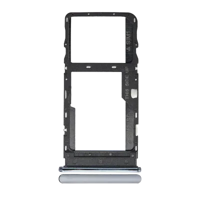 Лоток двійної SIM для TCL 10L (T770H / T770B) (Arctic White)