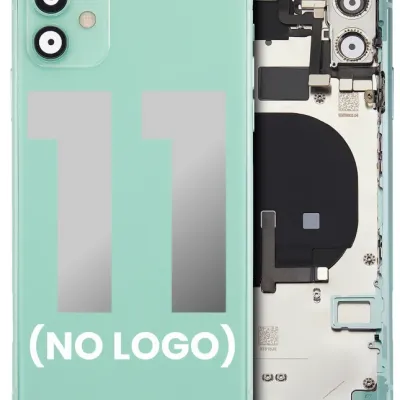 Заднє скло для iPhone 11 (No Logo) (Aftermarket Plus) (зелений)