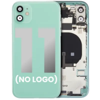 Заднє скло для iPhone 11 (No Logo) (Aftermarket Plus) (зелений)