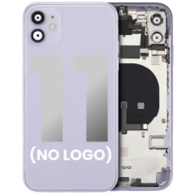 Заднє скло для iPhone 11 (No Logo) (Aftermarket Plus) (фіолетовий)