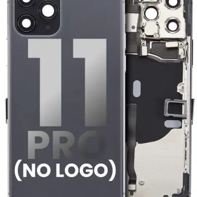 Заднє скло для iPhone 11 Pro (No Logo) (Aftermarket Plus) (Space Gray)