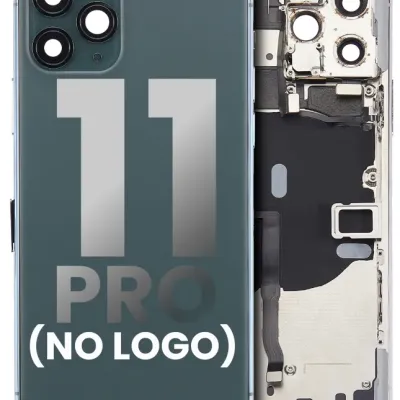 Заднє скло для iPhone 11 Pro (No Logo) (Aftermarket Plus) (Midnight Green)