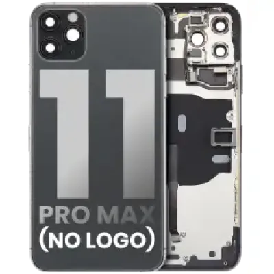 Заднє скло для iPhone 11 Pro Max (No Logo) (Aftermarket Plus) (Space Gray)