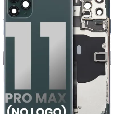 Заднє скло для iPhone 11 Pro Max (No Logo) (Aftermarket Plus) (Midnight Green)