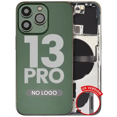 Back Housing W/ Small Parts For iPhone 13 Pro (US Version) (Aftermarket Plus) (Alpine Green)