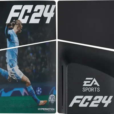 Панель лицьової частини (верх і низ) для Sony PlayStation 5 Slim Disc Edition (EA Sport FC24 FIFA)