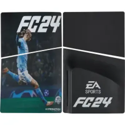 Панель лицьової частини (верх і низ) для Sony PlayStation 5 Slim Disc Edition (EA Sport FC24 FIFA)