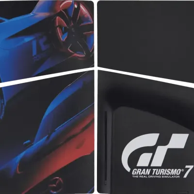 Faceplate Cover (Top & Bottom) For Sony PlayStation 5 Slim Disc Edition (Gran Turismo 7)