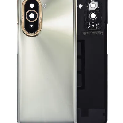 Заднє скло зі склом камери для Huawei Nova 10 (сріблястий)