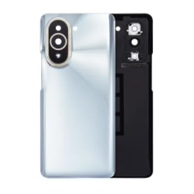 Заднє скло зі склом камери для Huawei Nova 10 Pro (сріблястий)