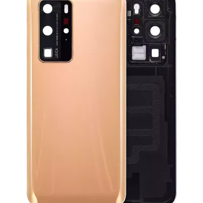 Заднє скло зі склом камери для Huawei P40 Pro (Blush Gold)
