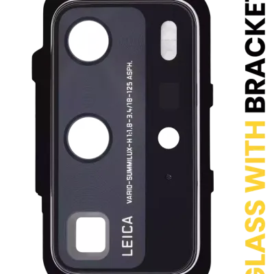 Скло камери з кріпленням для Huawei P40 Pro (Ice White)