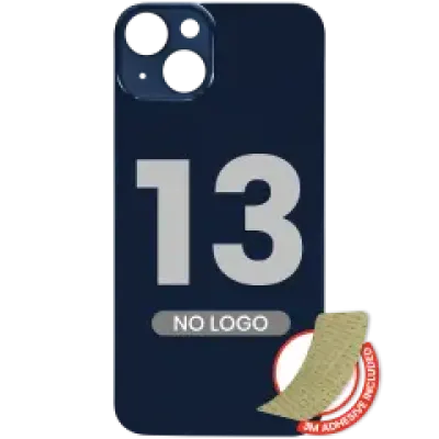 Заднє скло з проклейкою 3M для iPhone 13 (без логотипу / великий отвір камери) (Midnight)