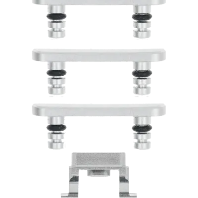 Hard Buttons (Power / Volume / Switch) For iPhone 8 (Silver)