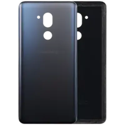 Задня кришка зі скла з передустановленою проклейкою для LG G7 One (New Aurora Black)
