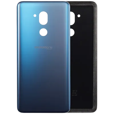 Задня кришка зі скла з передустановленою проклейкою для LG G7 One (New Moroccan Blue)