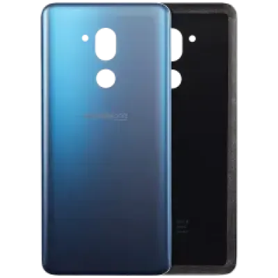 Задня кришка зі скла з передустановленою проклейкою для LG G7 One (New Moroccan Blue)