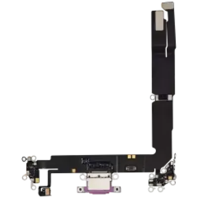 Шлейф зарядки для iPhone 16 Plus (Premium) (рожевий)