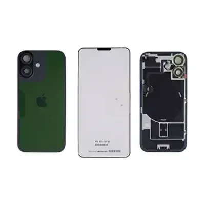 Back Glass with MagSafe Magnet & NFC & Flashlight Flex For iPhone 17 (Genuine OEM) (Black)