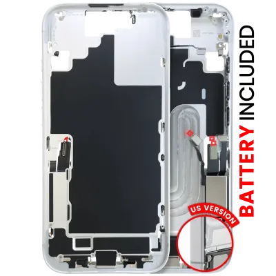 Back Housing Including Battery For iPhone 17 (Genuine OEM) (US Version) (White)