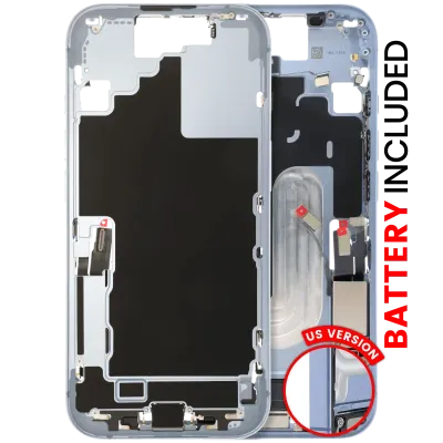 Back Housing Including Battery For iPhone 17 (Genuine OEM) (US Version) (Mist Blue)