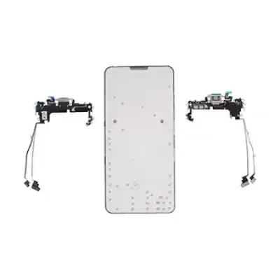 Charging Port Flex Cable (eSIM) For iPhone 17 Pro (Genuine OEM) (Silver)