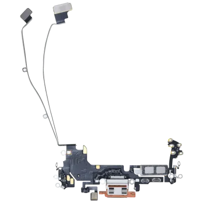 USB-C Charging Port Flex Cable (eSIM) For iPhone 17 Pro (Genuine OEM) (Canadian Version) (Cosmic Orange)