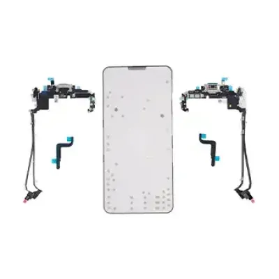 Шлейф зарядки USB-C (eSIM) для iPhone 17 Pro Max (Genuine OEM) (Canadian Version) (сріблястий)