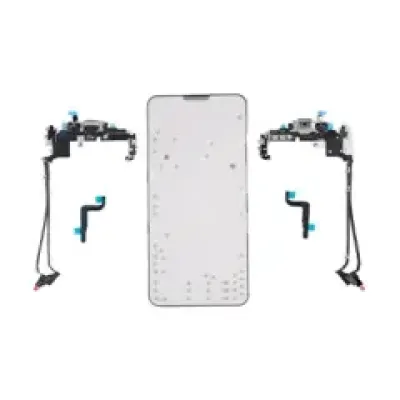 Шлейф зарядки USB-C (eSIM) для iPhone 17 Pro Max (Genuine OEM) (Canadian Version) (сріблястий)