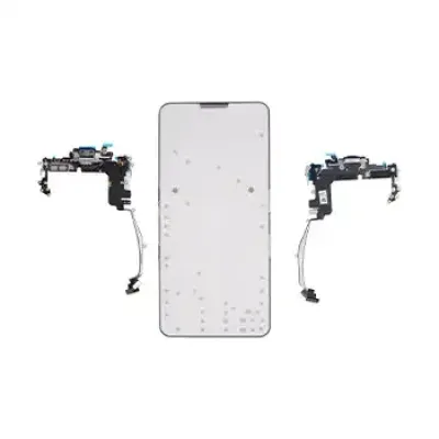 USB-C Charging Port Flex Cable (pSIM) For iPhone 17 Pro (Genuine OEM) (UK/EU Version) (Deep Blue)