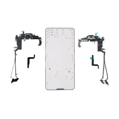 USB-C Charging Port Flex Cable (pSIM) For iPhone 17 Pro Max (Genuine OEM) (UK/EU Version) (Deep Blue)