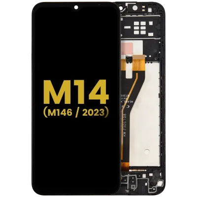 Дисплейний модуль (LCD) з рамкою для Samsung Galaxy M14 (M146 / 2023) (Refurbished) (All Colors)