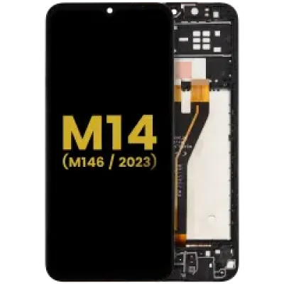 Дисплейний модуль (LCD) з рамкою для Samsung Galaxy M14 (M146 / 2023) (Refurbished) (All Colors)