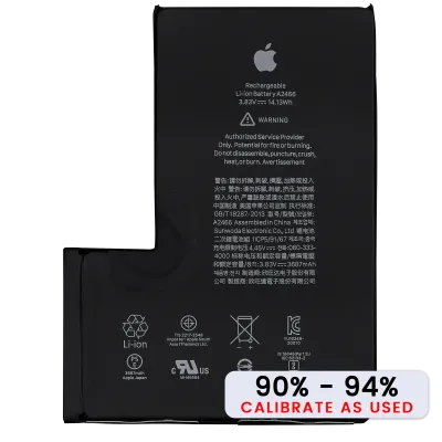 Replacement Battery for iPhone 12 Pro Max (Used OEM Pull: Grade C / SOH 90% to 94%)